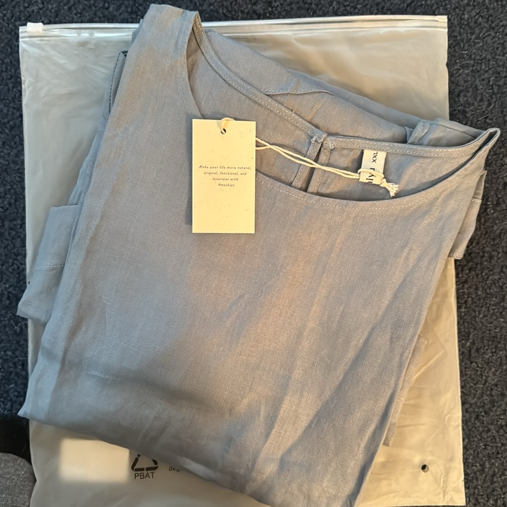 Linen Dress Sleeveless 100% Linen - Picture 6 of 6